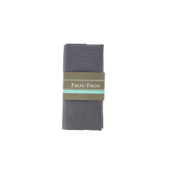 TISSU COUPON FROU-FROU TOILE COTON Gris foncé 4675-0-702 image