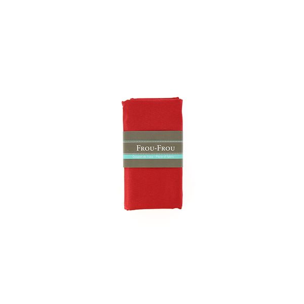 TISSU COUPON FROU-FROU TOILE COTON RUBIS ECLATANT 4675-0-708 image