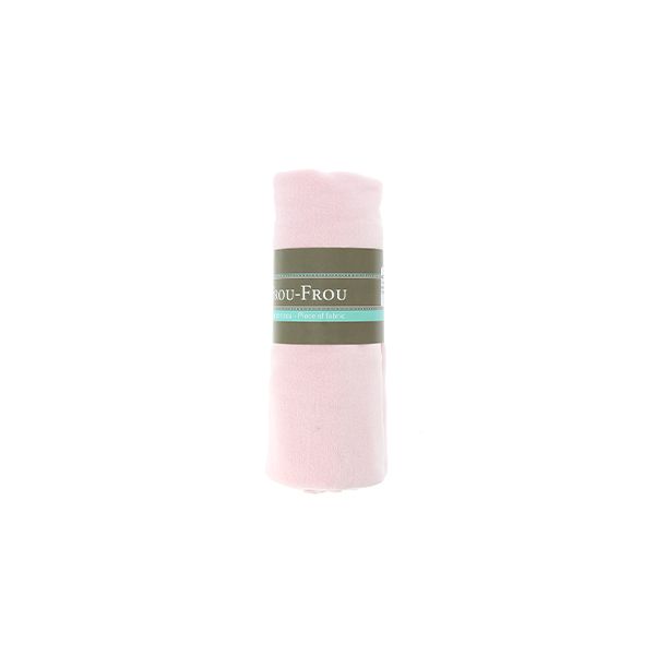 TISSU COUPON FROU-FROU JERSEY VELOURS Rose clair 4677-0-606 image