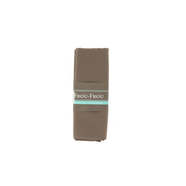 TISSU COUPON FROU-FROU SATIN TAUPE 4679-0-701 image