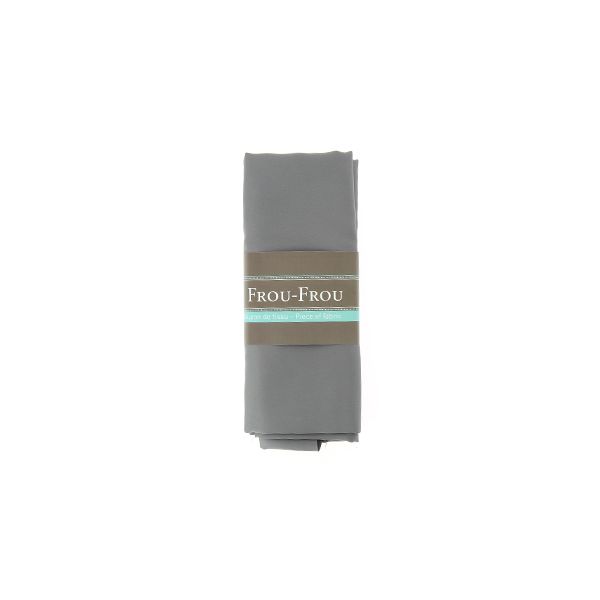 TISSU COUPON FROU-FROU SATIN Gris foncé 4679-0-702 image