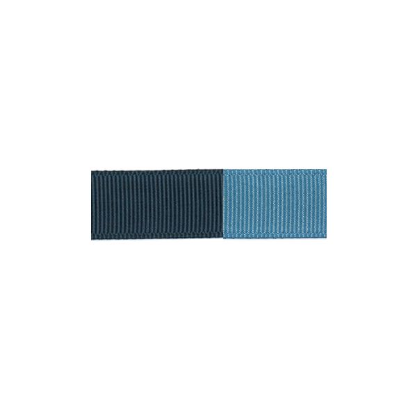 Ruban Gros Grain Frou-Frou 16mm bicolore Uni Bleu foncé 4719-16-10 petite image