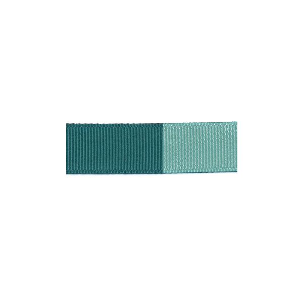 Ruban Gros Grain Frou-Frou 16mm bicolore Uni Turquoise foncé 4719-16-11 petite image