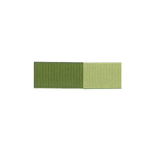Ruban Gros Grain Frou-Frou 16mm bicolore Uni Vert pomme 4719-16-12 petite image