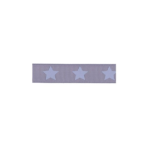 Ruban Gros Grain Frou-Frou 16mm Etoiles Myrtille 4720-16-104 petite image