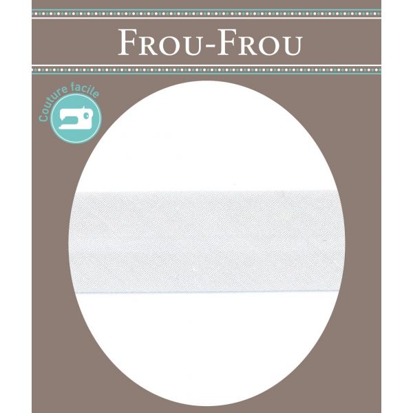 Biais Coton Uni Frou-Frou 20mmx 2mètres  Gris clair 4806-0-602 image