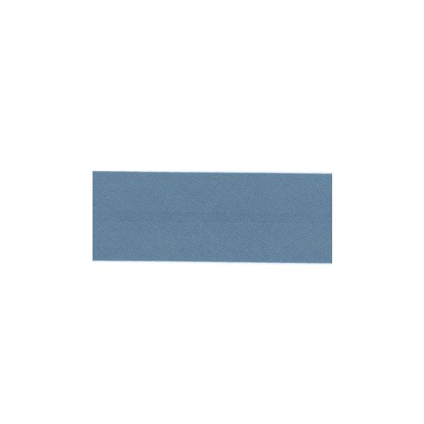 Biais Coton Uni Frou-Frou 20mmx 2mètres  Bleu Gris 4806-0-703 petite image
