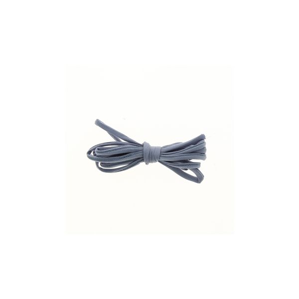 Frou-Frou Cordon spaghetti 9mmx2m Tissu Uni Bleu Gris 4807-0-703 petite image