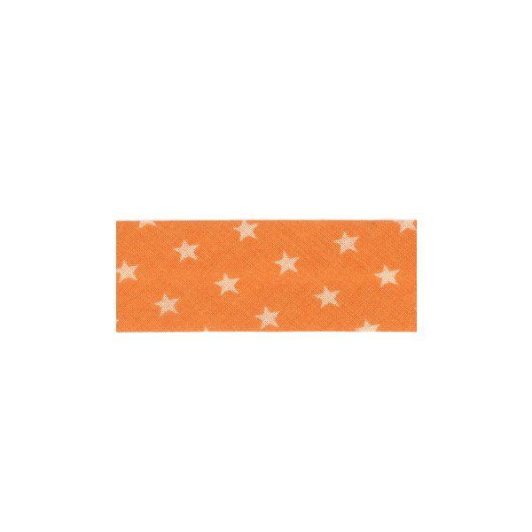 Biais Frou-Frou 20mmx2m Etoiles Orange 4808-0-109 petite image