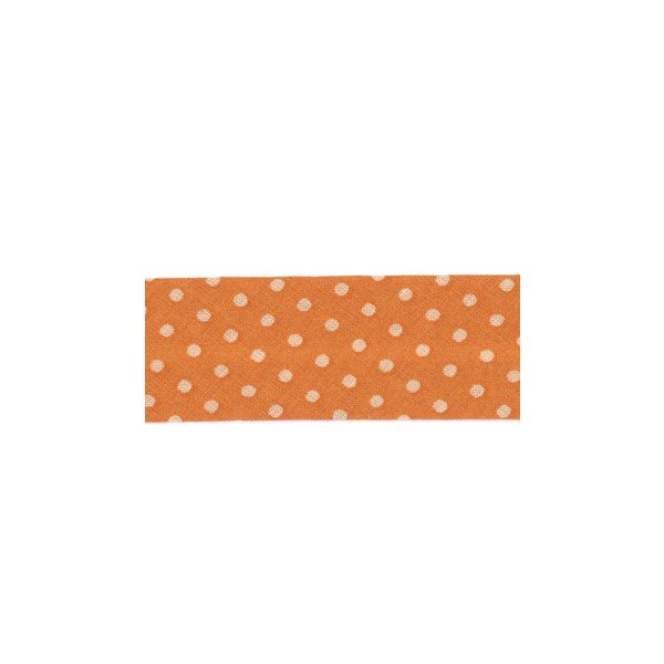 Biais Frou-Frou 20mmx2m Pois Orange 4808-0-209 petite image