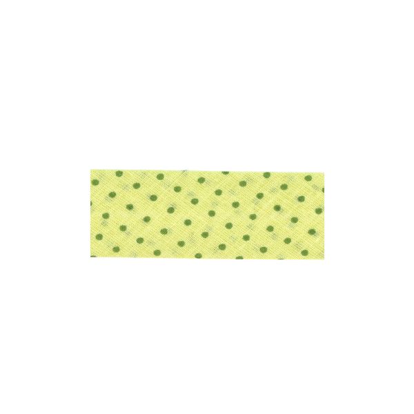 Biais Frou-Frou 20mmx2m Pois Vert Aniss 4808-0-412 petite image