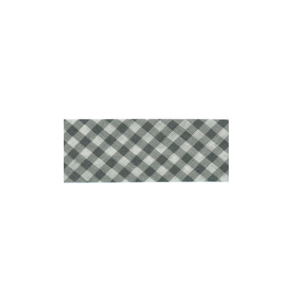 Biais Frou-Frou 20mmx2m Vichy Taupe 4808-0-501 petite image