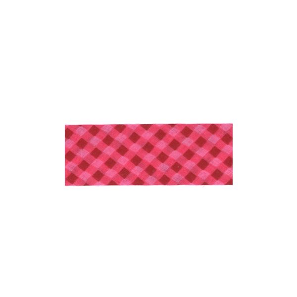 Biais Frou-Frou 20mmx2m Vichy Rouge 4808-0-508 petite image