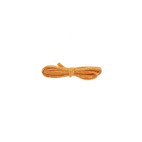 Frou-Frou Cordon Spaghetti 7mmx2m Tissu Pois Orange 4809-0-209 petite image