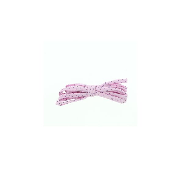 Frou-Frou Cordon Spaghetti 7mmx2m Tissu Pois Parme clair 4809-0-405 petite image