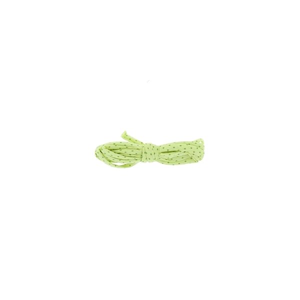 Frou-Frou Cordon Spaghetti 7mmx2m Tissu Pois Vert Aniss 4809-0-412 petite image