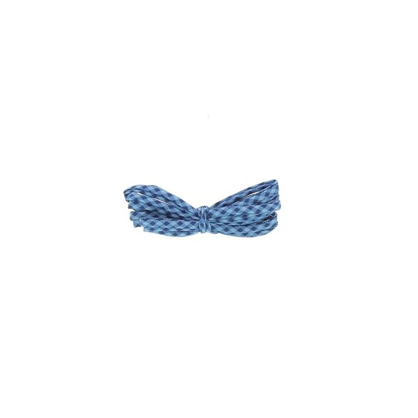 Frou-Frou Cordon Spaghetti 7mmx2m Tissu Vichy Bleu foncé 4809-0-510 petite image