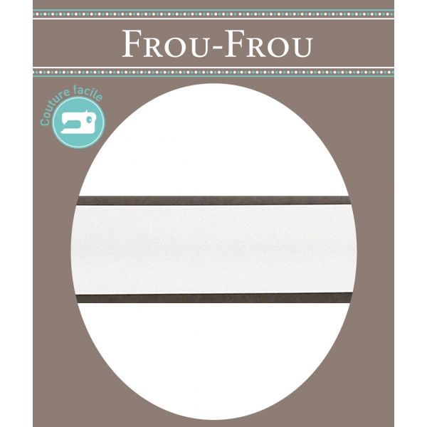 Biais Satin Uni Frou-Frou 20mm  Gris clair 4909-20-2 image