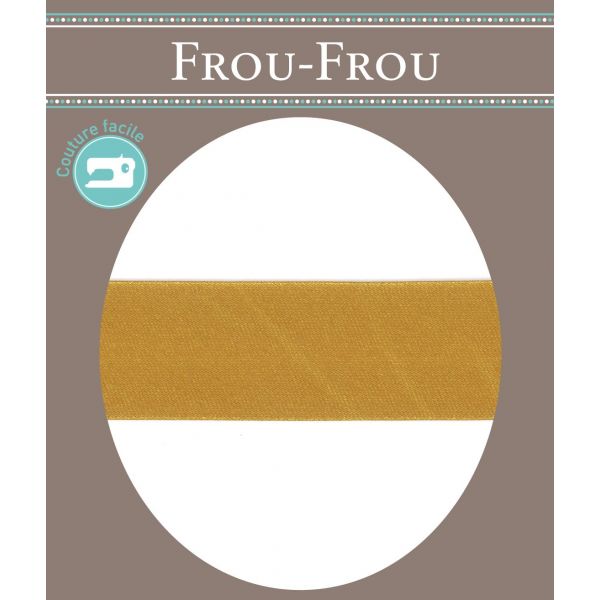 Biais Satin Uni Frou-Frou 20mm  Moutarde 4909-20-439 image