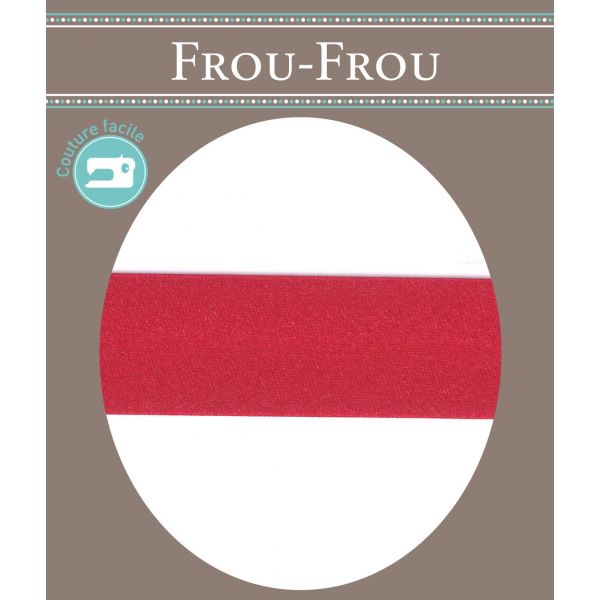 Biais Satin Uni Frou-Frou 20mm  Fushia 4909-20-76 image