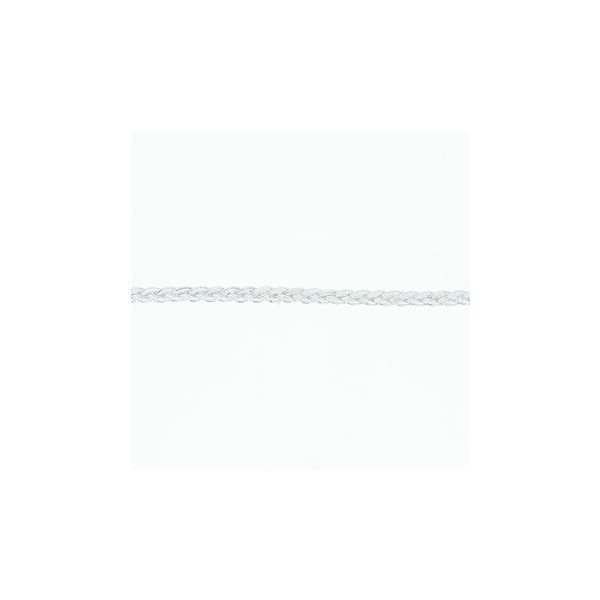 Tresse Frou-Frou bicolore métalisée 7mm - Blanc / Argent 4910-0-2 image