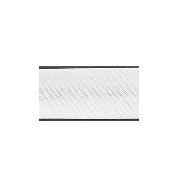 Biais Coton Uni Replié  20mm Frou-Frou Blanc 4921-20-2 petite image