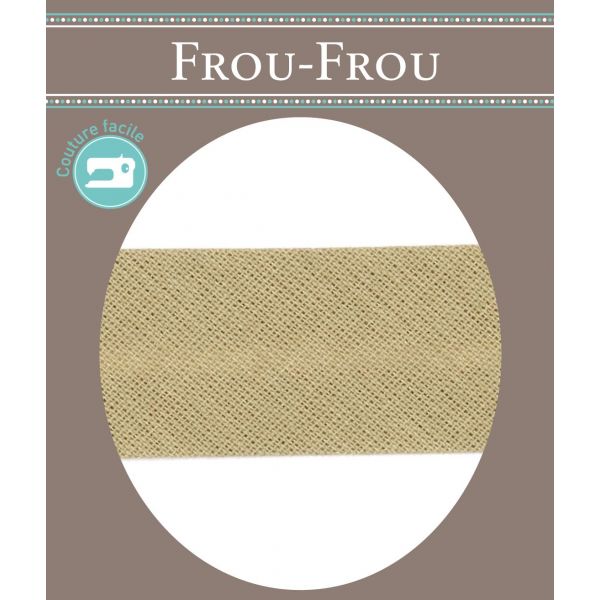 Biais Coton Uni Replié  20mm Frou-Frou Saumon 4921-20-4 image