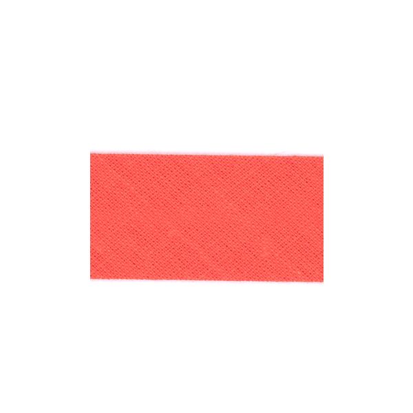 Biais Coton Uni Replié  20mm Frou-Frou  Corail 4921-20-82 petite image