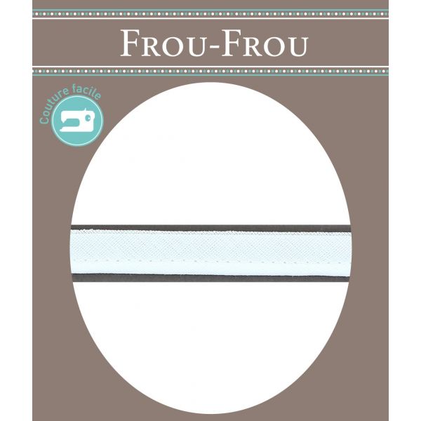Passepoil Polycoton Uni 2mm Frou-Frou  Blanc 4926-2-2 image