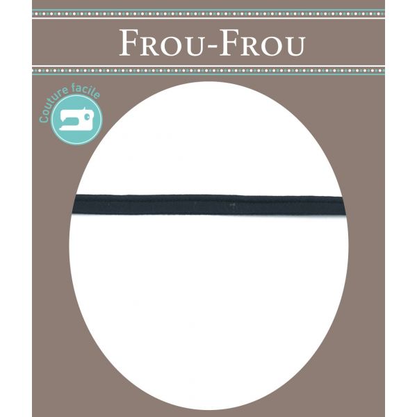 Passepoil Polycoton Uni 2mm Frou-Frou  Bleu marine 4926-2-22 image