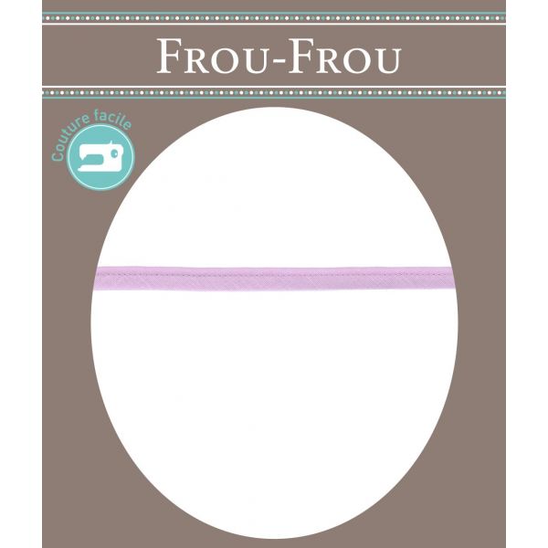 Passepoil Polycoton Uni 2mm Frou-Frou  Parme clair 4926-2-368 image