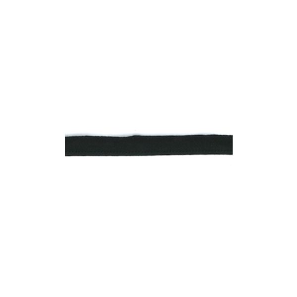 Passepoil Polycoton Uni 5mm Frou-Frou  Noir 4927-5-1 petite image