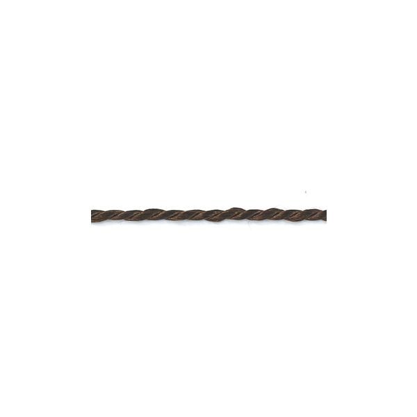 Frou-Frou Cordelière Rayonne 2mm Unis Chocolat 4971-0-27 petite image