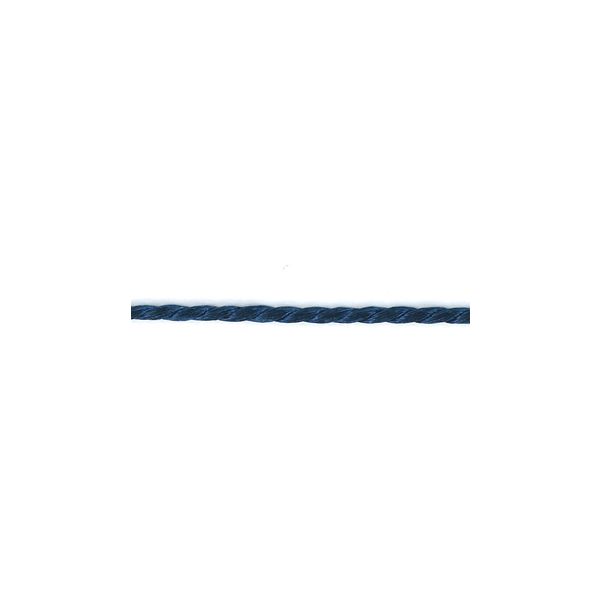 Frou-Frou Cordelière Rayonne 2mm Unis Bleu foncé 4971-0-5 petite image