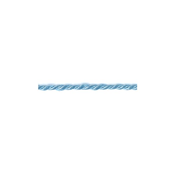 Frou-Frou Cordelière Rayonne 2mm Unis Bleu layette 4971-0-8 petite image
