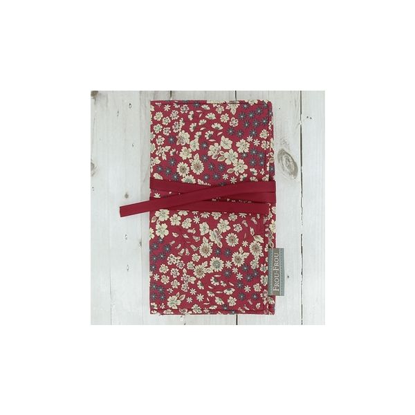 Pochette bijoux Fleuri Bordeaux glamour 10200-0-21 petite image