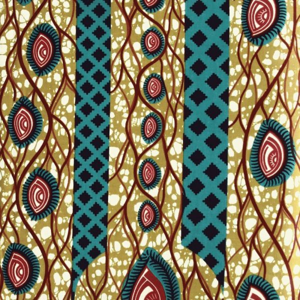 TISSU WAX 2019 N°9 HAUTE QUALITE WAX2019-0-9 image