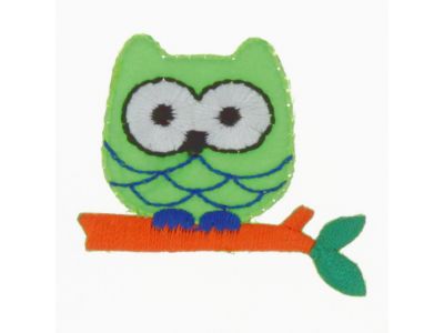 THERMOCOLLANT RECREATYS Collection Chouette Branche verte