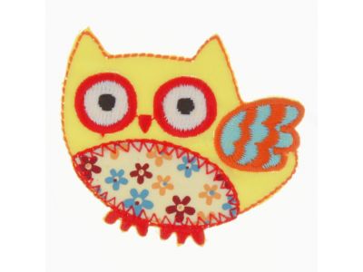 THERMOCOLLANT RECREATYS Collection Chouette N°3 Jaune