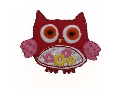 THERMOCOLLANT RECREATYS Collection Chouette N°4 Rouge