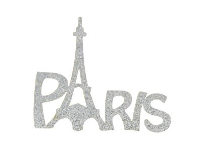 THERMOCOLLANT RECREATYS Collection Girly Paris Blanc pailleté scintillant