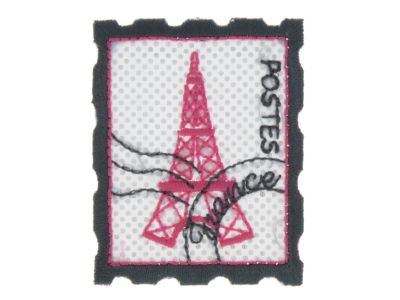 THERMOCOLLANT RECREATYS Collection Girly Timbre Tout Eiffel Blanc
