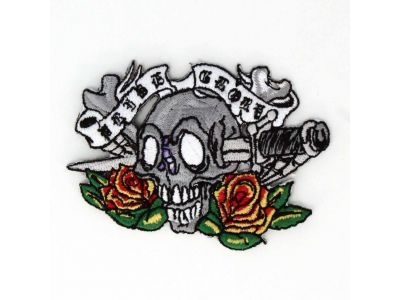 THERMOCOLLANT RECREATYS Collection Street Tête de mort Grise