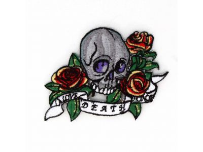 THERMOCOLLANT RECREATYS Collection Street Tête de mort Grise Death