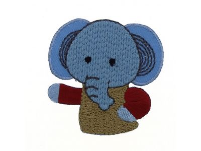 THERMOCOLLANT 5x4.5cm Elephant Collection Les petits malins