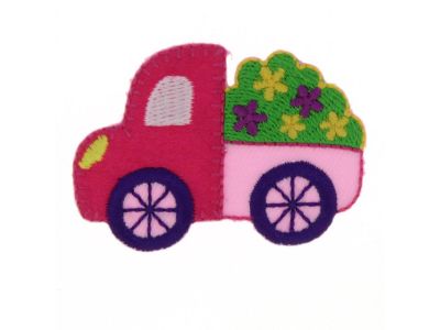 THERMOCOLLANT RECREATYS Collection Mini autos Camion fleurs