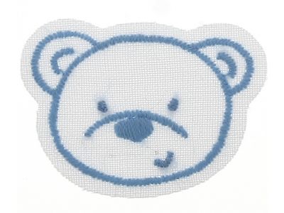 THERMOCOLLANT Nounours Bleu 4.5x3.5xm Collection Doudous