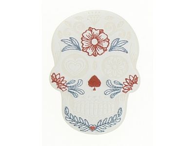 THERMOCOLLANT RECREATYS Collection Rock Tête de mort coco