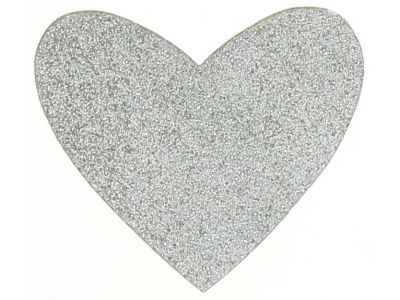THERMOCOLLANT RECREATYS Collection Glitter Coeur Argenté