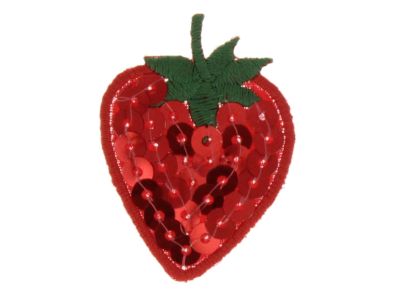 THERMOCOLLANT  Fraise 4x3cm Collection Girly 